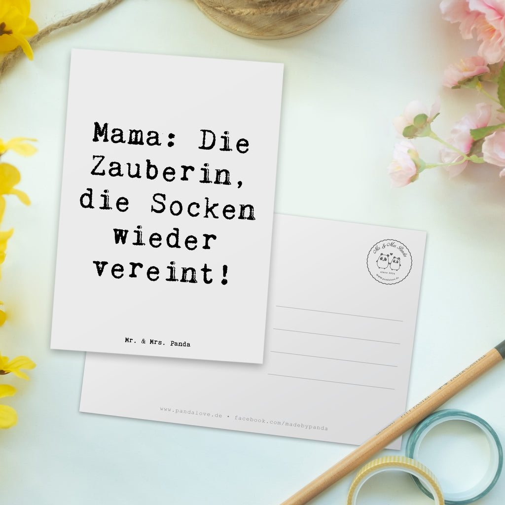 Postkarte Spruch Mama Zauberin Postkarte, Karte, Geschenkkarte, Grußkarte, Einladung, Ansichtskarte, Geburtstagskarte, Einladungskarte, Dankeskarte, Ansichtskarten, Einladung Geburtstag, Einladungskarten Geburtstag, Familie, Vatertag, Muttertag, Bruder, Schwester, Mama, Papa, Oma, Opa