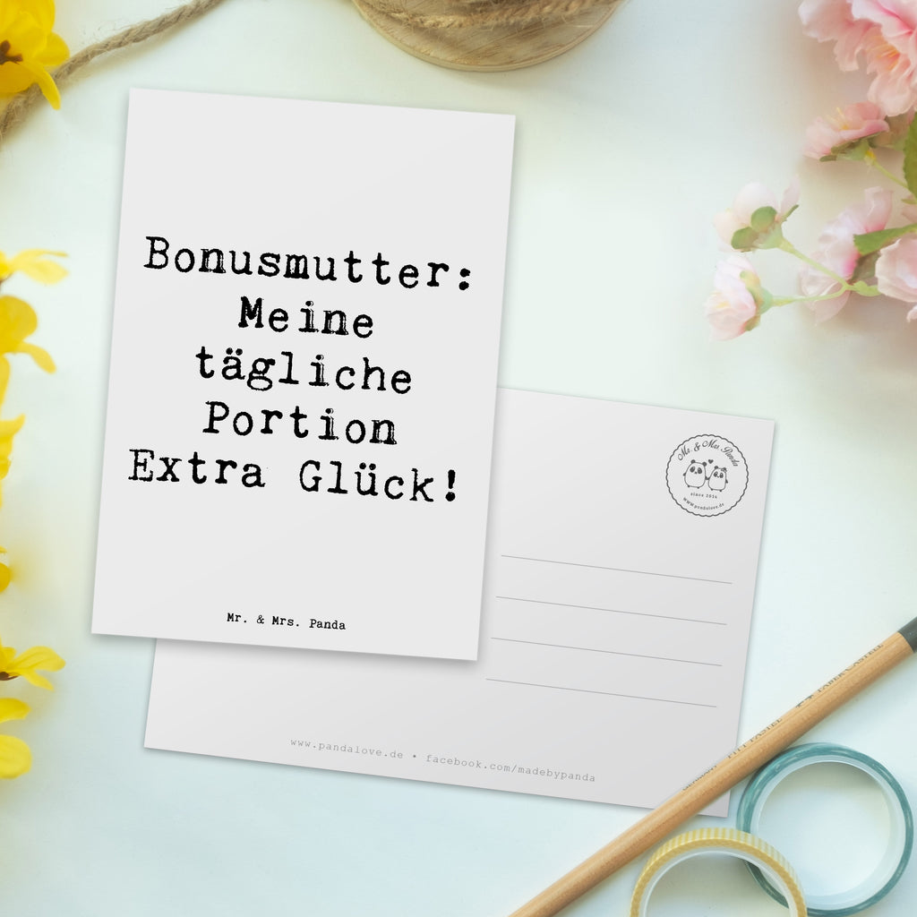 Postkarte Spruch Bonusmutter Glück Postkarte, Karte, Geschenkkarte, Grußkarte, Einladung, Ansichtskarte, Geburtstagskarte, Einladungskarte, Dankeskarte, Ansichtskarten, Einladung Geburtstag, Einladungskarten Geburtstag, Familie, Vatertag, Muttertag, Bruder, Schwester, Mama, Papa, Oma, Opa