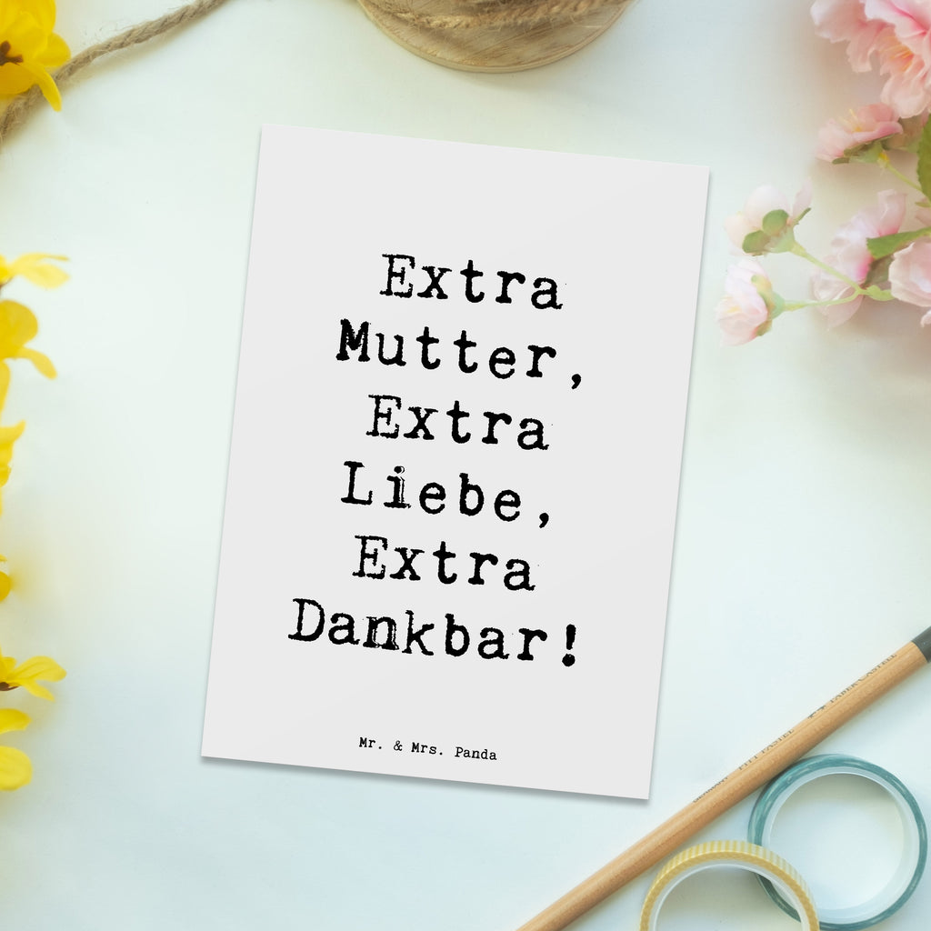 Postkarte Spruch Bonusmutter Extra Liebe Postkarte, Karte, Geschenkkarte, Grußkarte, Einladung, Ansichtskarte, Geburtstagskarte, Einladungskarte, Dankeskarte, Ansichtskarten, Einladung Geburtstag, Einladungskarten Geburtstag, Familie, Vatertag, Muttertag, Bruder, Schwester, Mama, Papa, Oma, Opa