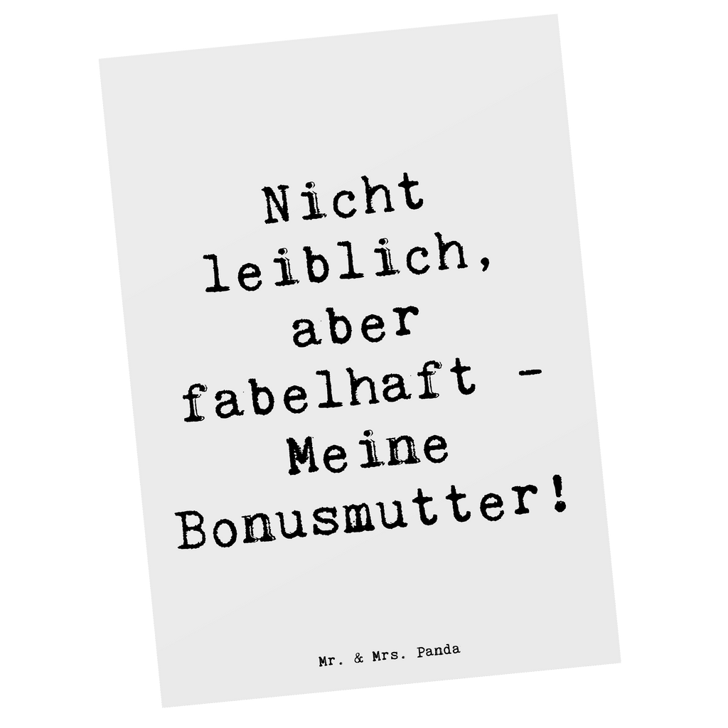 Postkarte Spruch Bonusmutter Postkarte, Karte, Geschenkkarte, Grußkarte, Einladung, Ansichtskarte, Geburtstagskarte, Einladungskarte, Dankeskarte, Ansichtskarten, Einladung Geburtstag, Einladungskarten Geburtstag, Familie, Vatertag, Muttertag, Bruder, Schwester, Mama, Papa, Oma, Opa