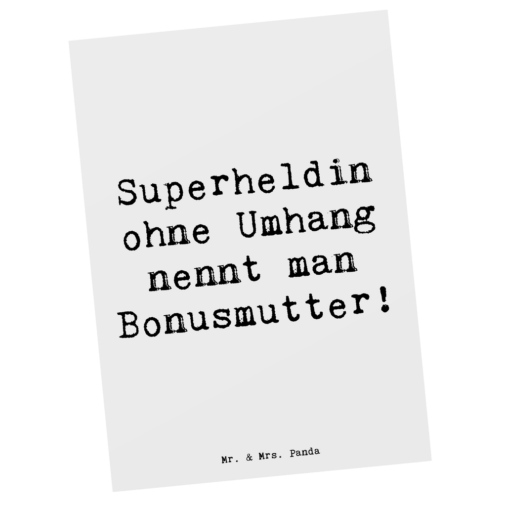 Postkarte Spruch Bonusmutter Superheld Postkarte, Karte, Geschenkkarte, Grußkarte, Einladung, Ansichtskarte, Geburtstagskarte, Einladungskarte, Dankeskarte, Ansichtskarten, Einladung Geburtstag, Einladungskarten Geburtstag, Familie, Vatertag, Muttertag, Bruder, Schwester, Mama, Papa, Oma, Opa