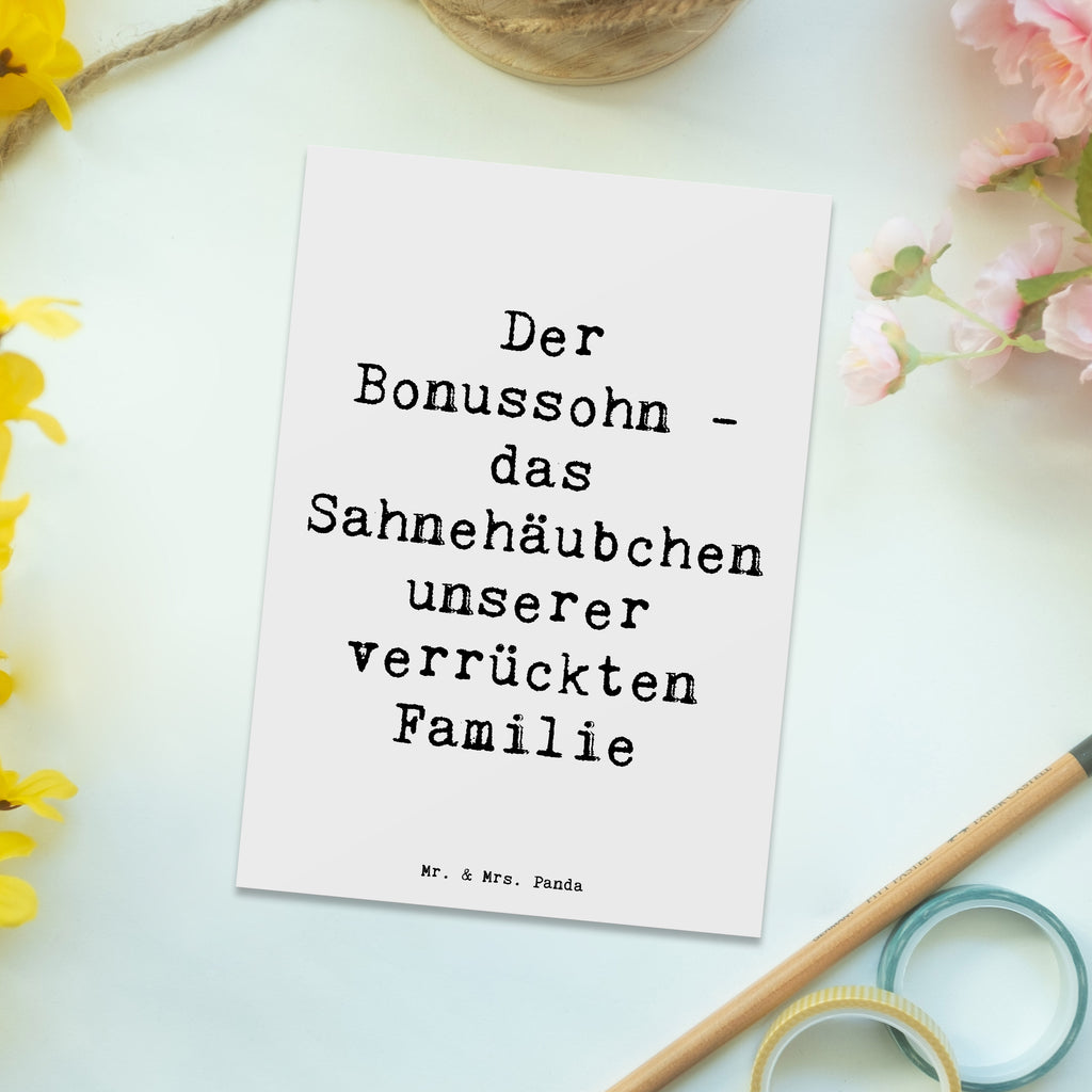 Postkarte Spruch Der Bonussohn Postkarte, Karte, Geschenkkarte, Grußkarte, Einladung, Ansichtskarte, Geburtstagskarte, Einladungskarte, Dankeskarte, Ansichtskarten, Einladung Geburtstag, Einladungskarten Geburtstag, Familie, Vatertag, Muttertag, Bruder, Schwester, Mama, Papa, Oma, Opa