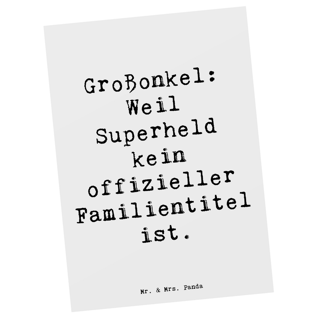 Postkarte Spruch Großonkel Superheld Postkarte, Karte, Geschenkkarte, Grußkarte, Einladung, Ansichtskarte, Geburtstagskarte, Einladungskarte, Dankeskarte, Ansichtskarten, Einladung Geburtstag, Einladungskarten Geburtstag, Familie, Vatertag, Muttertag, Bruder, Schwester, Mama, Papa, Oma, Opa