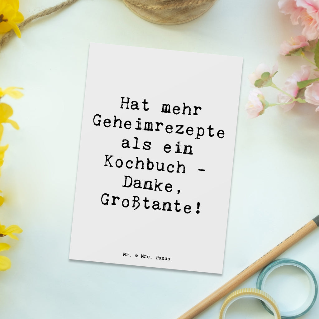 Postkarte Spruch Geheimrezepte Großtante Postkarte, Karte, Geschenkkarte, Grußkarte, Einladung, Ansichtskarte, Geburtstagskarte, Einladungskarte, Dankeskarte, Ansichtskarten, Einladung Geburtstag, Einladungskarten Geburtstag, Familie, Vatertag, Muttertag, Bruder, Schwester, Mama, Papa, Oma, Opa