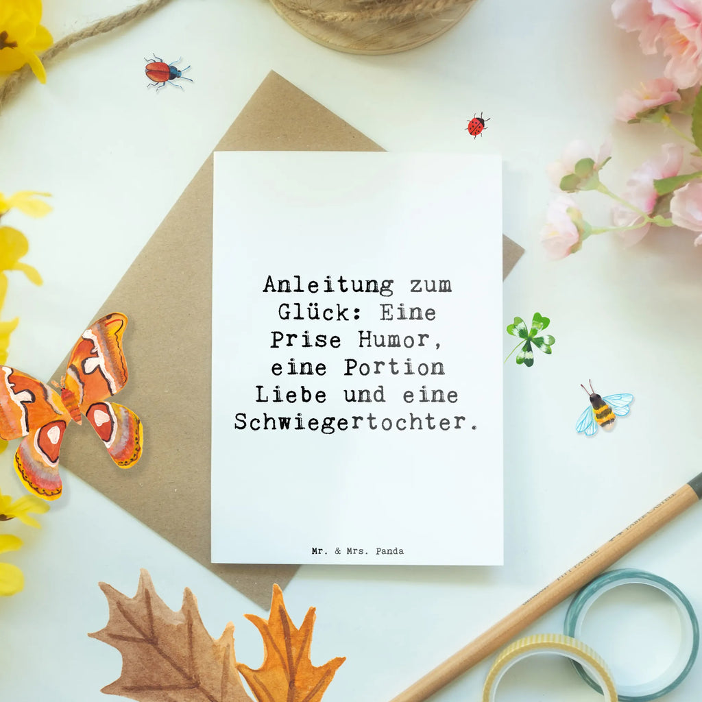 Grußkarte Spruch Humor Liebe Schwiegertochter Grußkarte, Klappkarte, Einladungskarte, Glückwunschkarte, Hochzeitskarte, Geburtstagskarte, Karte, Ansichtskarten, Familie, Vatertag, Muttertag, Bruder, Schwester, Mama, Papa, Oma, Opa