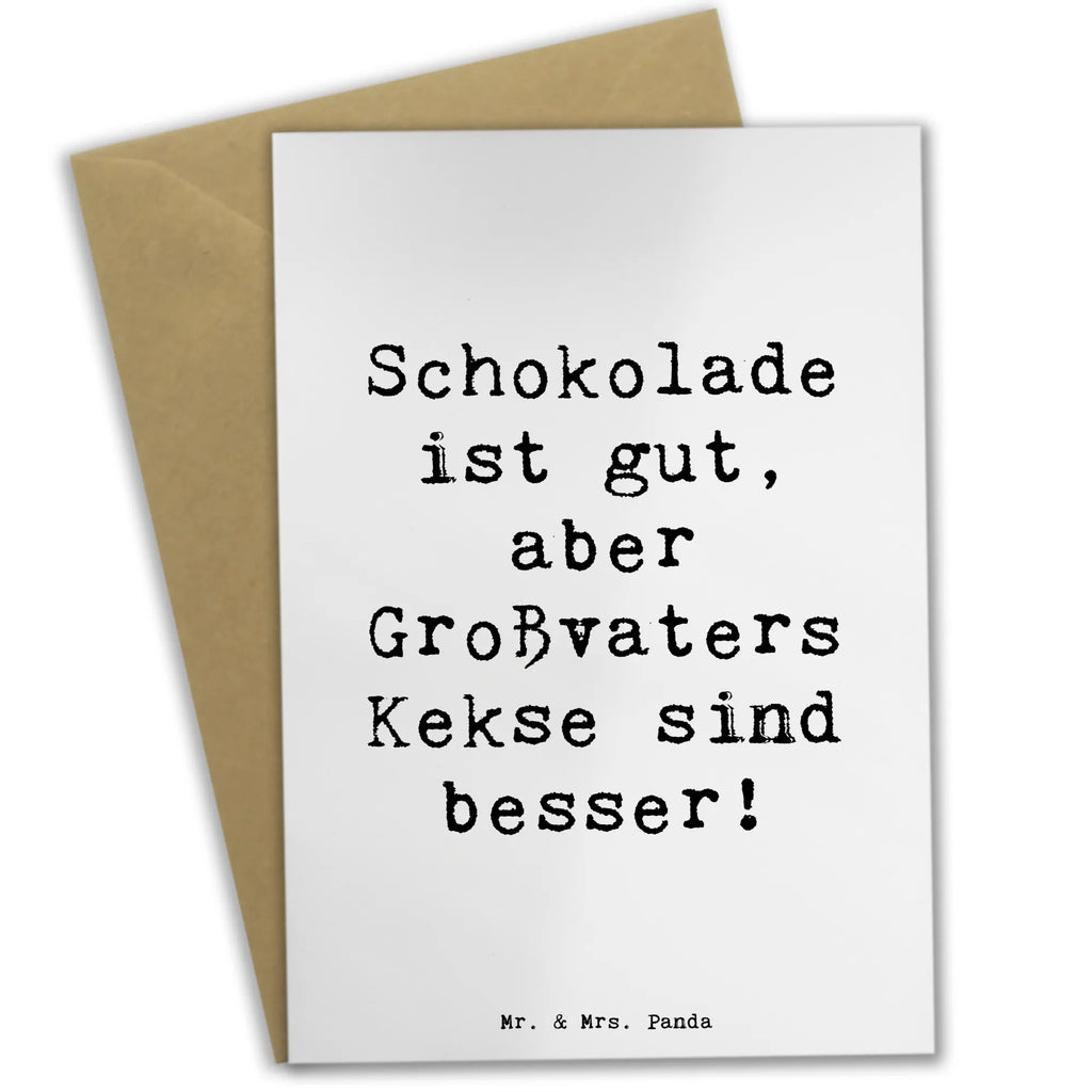 Grußkarte Spruch Großvaters Kekse Grußkarte, Klappkarte, Einladungskarte, Glückwunschkarte, Hochzeitskarte, Geburtstagskarte, Karte, Ansichtskarten, Familie, Vatertag, Muttertag, Bruder, Schwester, Mama, Papa, Oma, Opa