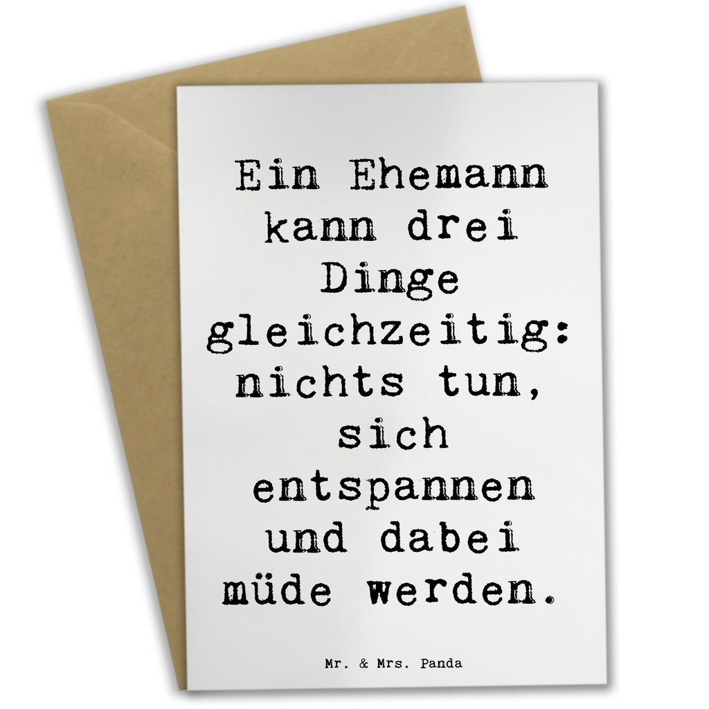 Grußkarte Spruch Ehemann Fähigkeiten Grußkarte, Klappkarte, Einladungskarte, Glückwunschkarte, Hochzeitskarte, Geburtstagskarte, Karte, Ansichtskarten, Familie, Vatertag, Muttertag, Bruder, Schwester, Mama, Papa, Oma, Opa