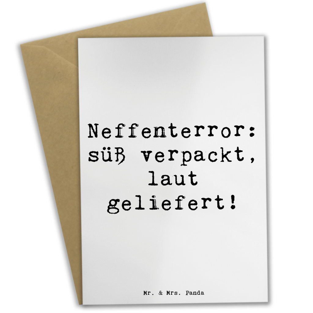 Grußkarte Spruch Neffe Chaos Grußkarte, Klappkarte, Einladungskarte, Glückwunschkarte, Hochzeitskarte, Geburtstagskarte, Karte, Ansichtskarten, Familie, Vatertag, Muttertag, Bruder, Schwester, Mama, Papa, Oma, Opa