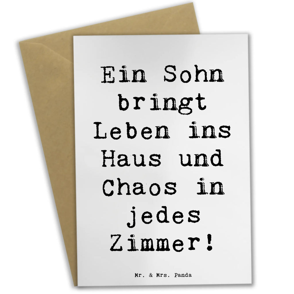 Grußkarte Spruch Lebhafter Sohn Grußkarte, Klappkarte, Einladungskarte, Glückwunschkarte, Hochzeitskarte, Geburtstagskarte, Karte, Ansichtskarten, Familie, Vatertag, Muttertag, Bruder, Schwester, Mama, Papa, Oma, Opa