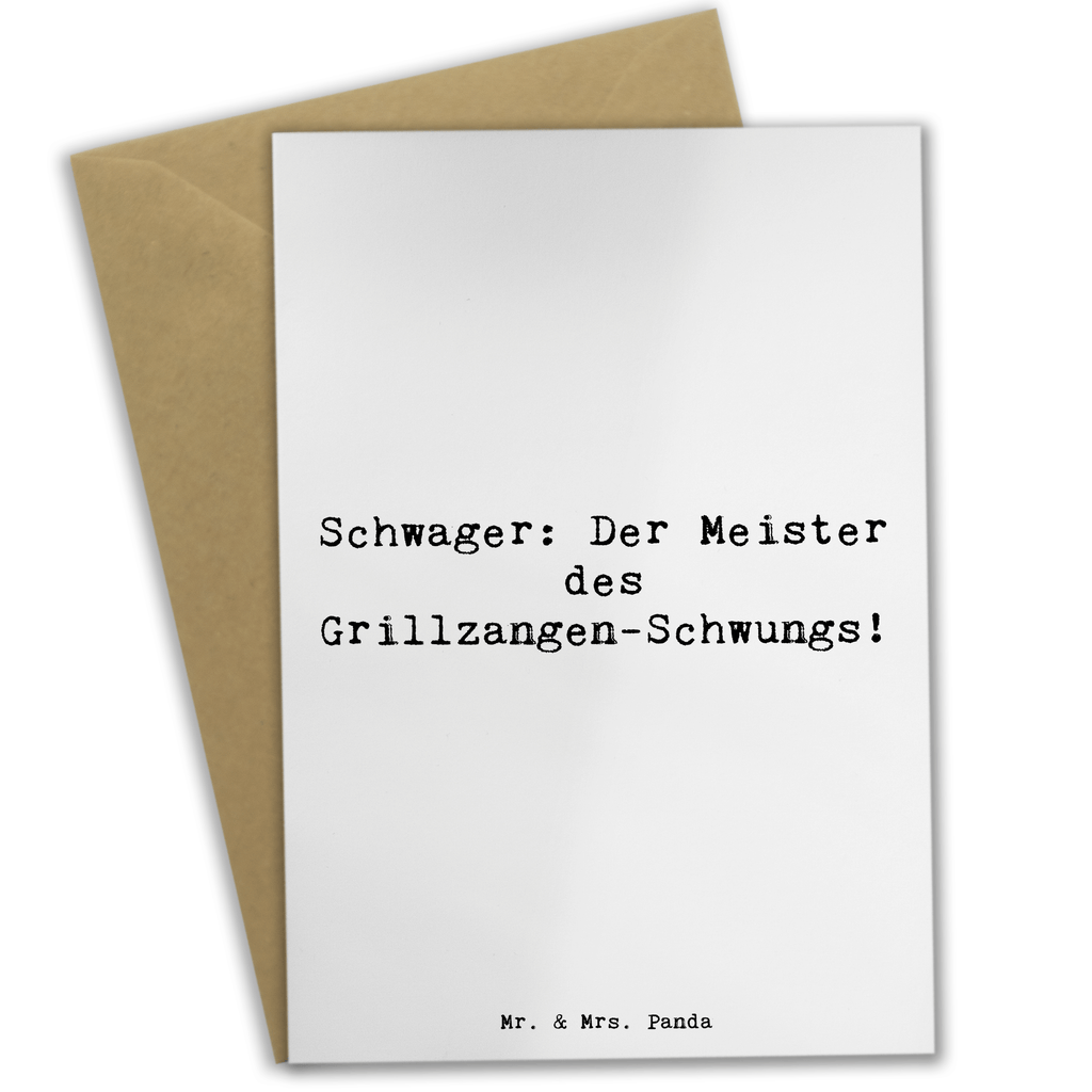 Grußkarte Spruch Schwager Grillmeister Grußkarte, Klappkarte, Einladungskarte, Glückwunschkarte, Hochzeitskarte, Geburtstagskarte, Karte, Ansichtskarten, Familie, Vatertag, Muttertag, Bruder, Schwester, Mama, Papa, Oma, Opa