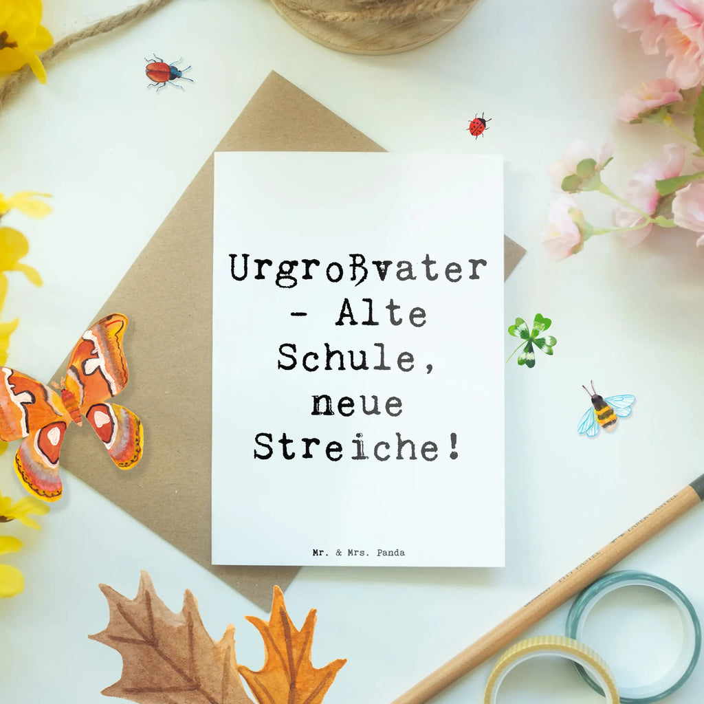 Grußkarte Spruch Urgroßvater Späße Grußkarte, Klappkarte, Einladungskarte, Glückwunschkarte, Hochzeitskarte, Geburtstagskarte, Karte, Ansichtskarten, Familie, Vatertag, Muttertag, Bruder, Schwester, Mama, Papa, Oma, Opa