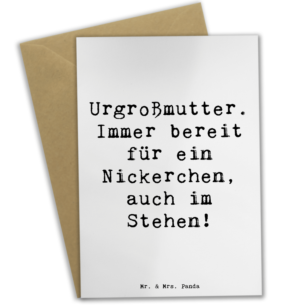 Grußkarte Spruch Urgroßmutter Nickerchen Grußkarte, Klappkarte, Einladungskarte, Glückwunschkarte, Hochzeitskarte, Geburtstagskarte, Karte, Ansichtskarten, Familie, Vatertag, Muttertag, Bruder, Schwester, Mama, Papa, Oma, Opa