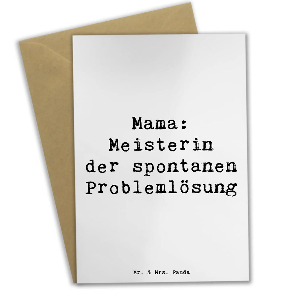 Grußkarte Spruch Mama Meisterin Grußkarte, Klappkarte, Einladungskarte, Glückwunschkarte, Hochzeitskarte, Geburtstagskarte, Karte, Ansichtskarten, Familie, Vatertag, Muttertag, Bruder, Schwester, Mama, Papa, Oma, Opa