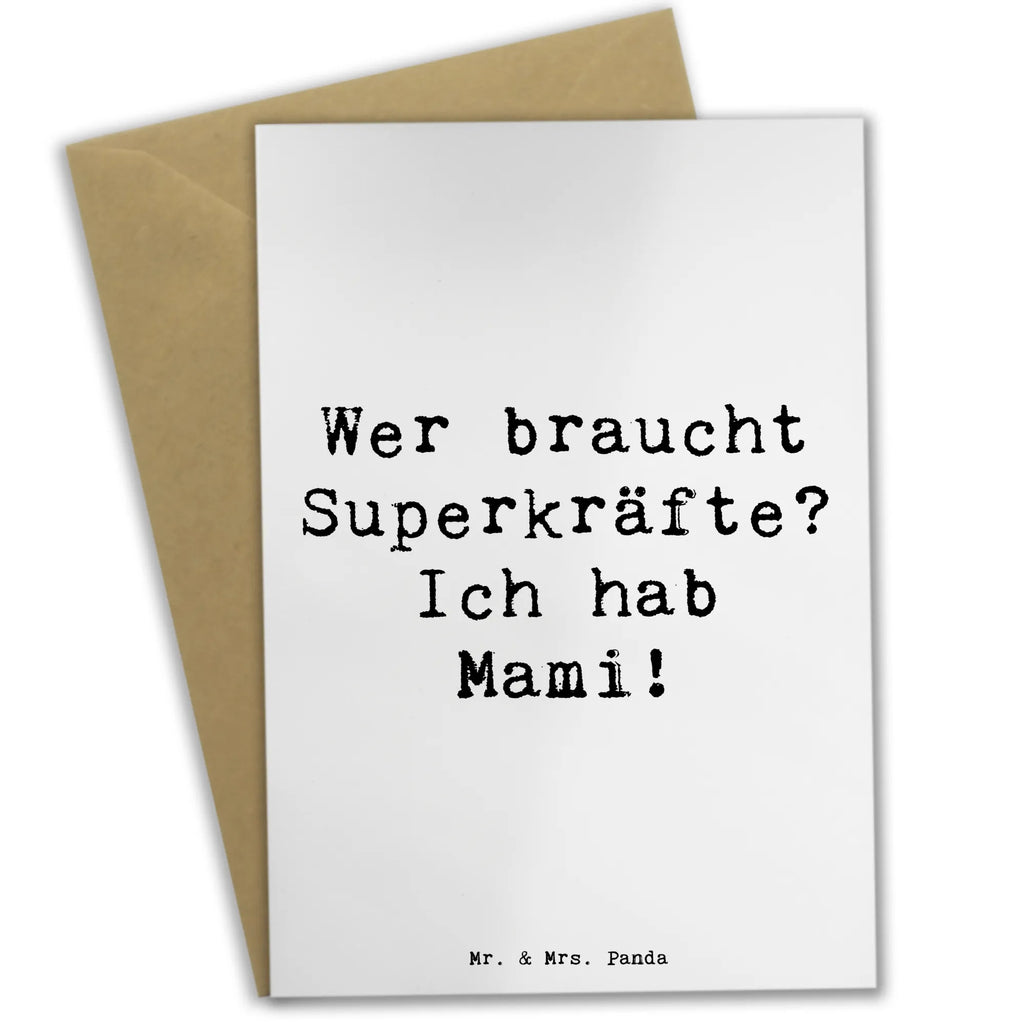 Grußkarte Spruch Mami Magie Grußkarte, Klappkarte, Einladungskarte, Glückwunschkarte, Hochzeitskarte, Geburtstagskarte, Karte, Ansichtskarten, Familie, Vatertag, Muttertag, Bruder, Schwester, Mama, Papa, Oma, Opa