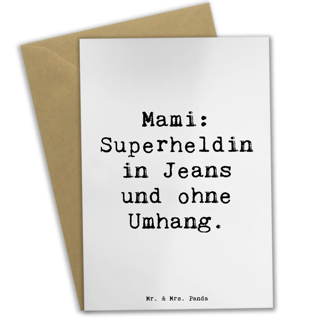 Grußkarte Spruch Mami Superheldin Grußkarte, Klappkarte, Einladungskarte, Glückwunschkarte, Hochzeitskarte, Geburtstagskarte, Karte, Ansichtskarten, Familie, Vatertag, Muttertag, Bruder, Schwester, Mama, Papa, Oma, Opa