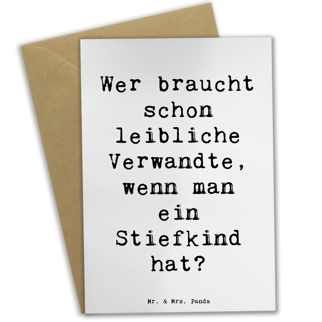 Grußkarte Spruch Stiefkindliebe Grußkarte, Klappkarte, Einladungskarte, Glückwunschkarte, Hochzeitskarte, Geburtstagskarte, Karte, Ansichtskarten, Familie, Vatertag, Muttertag, Bruder, Schwester, Mama, Papa, Oma, Opa