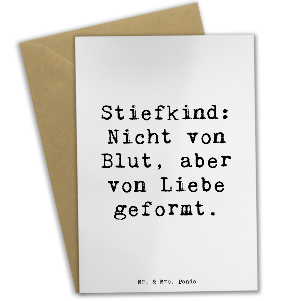 Grußkarte Spruch Stiefkind von Liebe Grußkarte, Klappkarte, Einladungskarte, Glückwunschkarte, Hochzeitskarte, Geburtstagskarte, Karte, Ansichtskarten, Familie, Vatertag, Muttertag, Bruder, Schwester, Mama, Papa, Oma, Opa