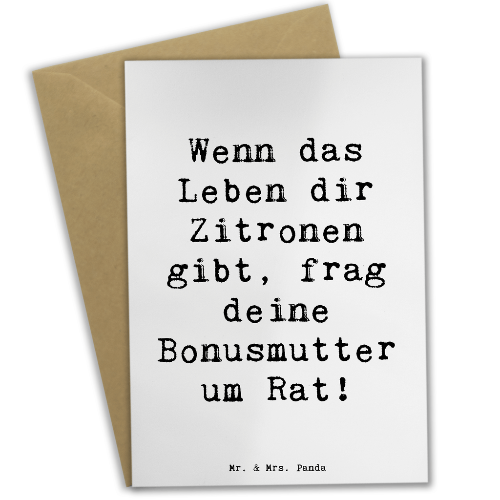 Grußkarte Spruch Rat bei Bonusmutter Grußkarte, Klappkarte, Einladungskarte, Glückwunschkarte, Hochzeitskarte, Geburtstagskarte, Karte, Ansichtskarten, Familie, Vatertag, Muttertag, Bruder, Schwester, Mama, Papa, Oma, Opa