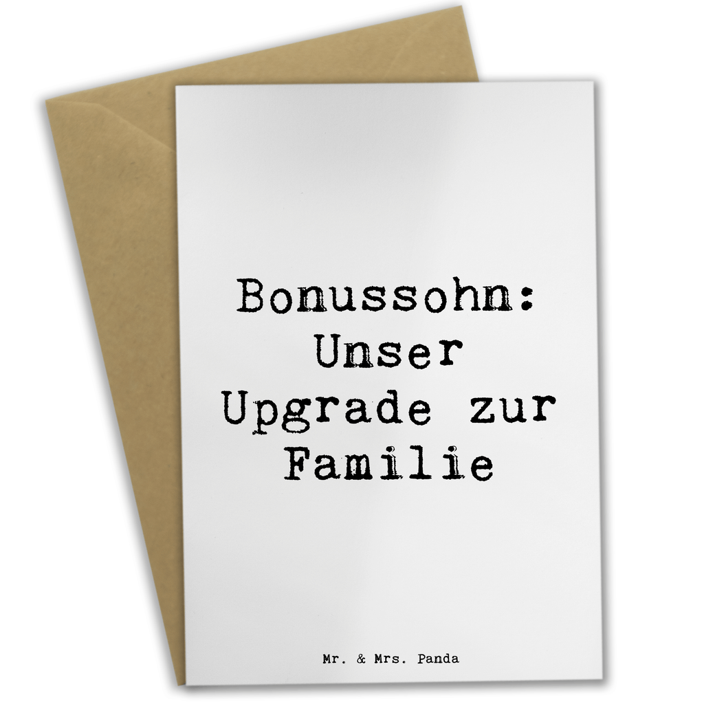 Grußkarte Spruch Bonussohn Wertschätzung Grußkarte, Klappkarte, Einladungskarte, Glückwunschkarte, Hochzeitskarte, Geburtstagskarte, Karte, Ansichtskarten, Familie, Vatertag, Muttertag, Bruder, Schwester, Mama, Papa, Oma, Opa