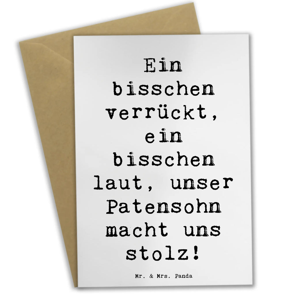 Grußkarte Spruch Stolzer Patensohn Grußkarte, Klappkarte, Einladungskarte, Glückwunschkarte, Hochzeitskarte, Geburtstagskarte, Karte, Ansichtskarten, Familie, Vatertag, Muttertag, Bruder, Schwester, Mama, Papa, Oma, Opa