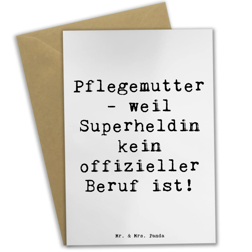 Grußkarte Spruch Pflegemutter Superheldin Grußkarte, Klappkarte, Einladungskarte, Glückwunschkarte, Hochzeitskarte, Geburtstagskarte, Karte, Ansichtskarten, Familie, Vatertag, Muttertag, Bruder, Schwester, Mama, Papa, Oma, Opa