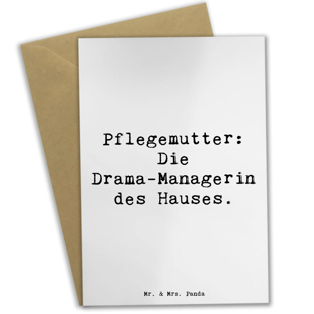 Grußkarte Spruch Pflegemutter Managerin Grußkarte, Klappkarte, Einladungskarte, Glückwunschkarte, Hochzeitskarte, Geburtstagskarte, Karte, Ansichtskarten, Familie, Vatertag, Muttertag, Bruder, Schwester, Mama, Papa, Oma, Opa