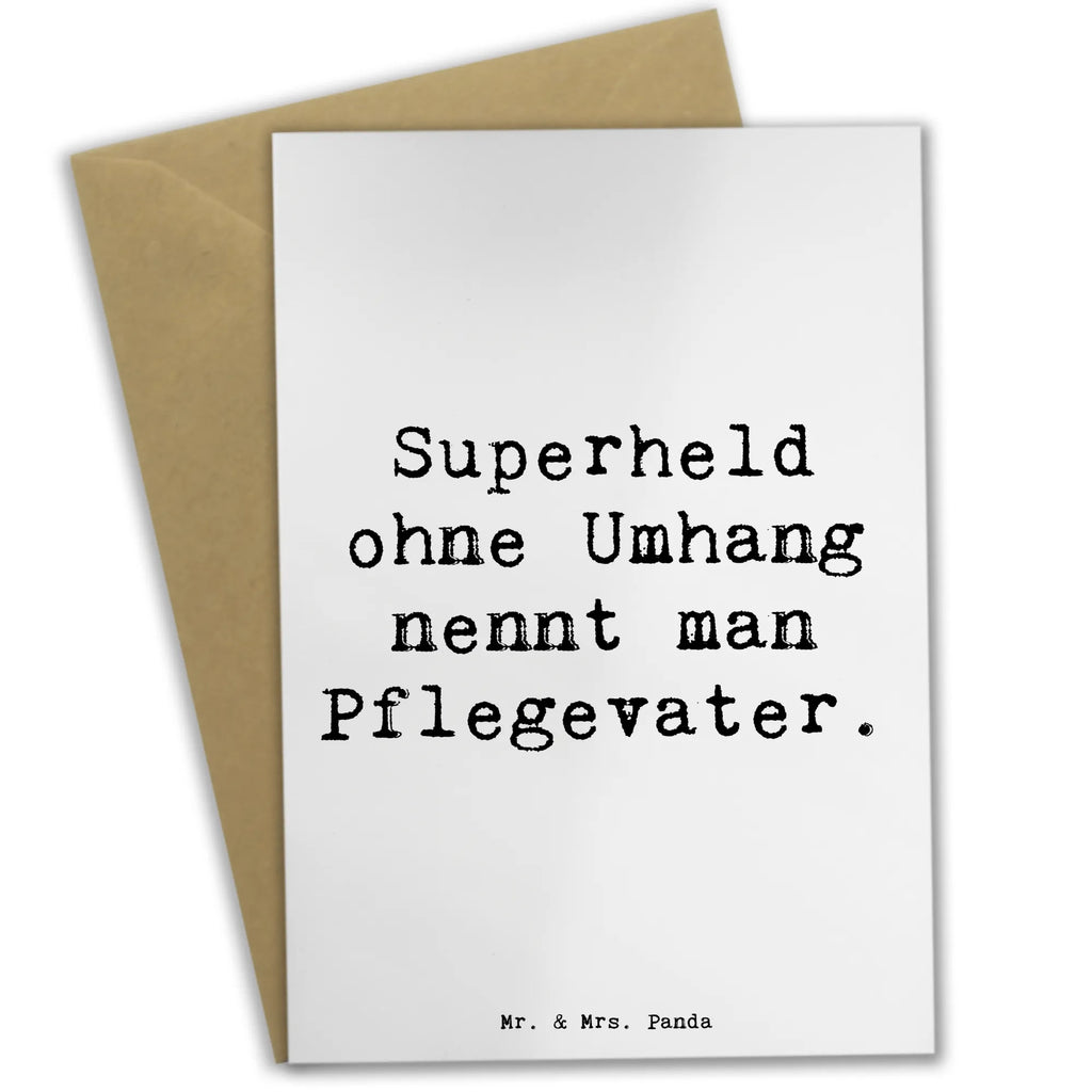 Grußkarte Spruch Pflegevater Held Grußkarte, Klappkarte, Einladungskarte, Glückwunschkarte, Hochzeitskarte, Geburtstagskarte, Karte, Ansichtskarten, Familie, Vatertag, Muttertag, Bruder, Schwester, Mama, Papa, Oma, Opa