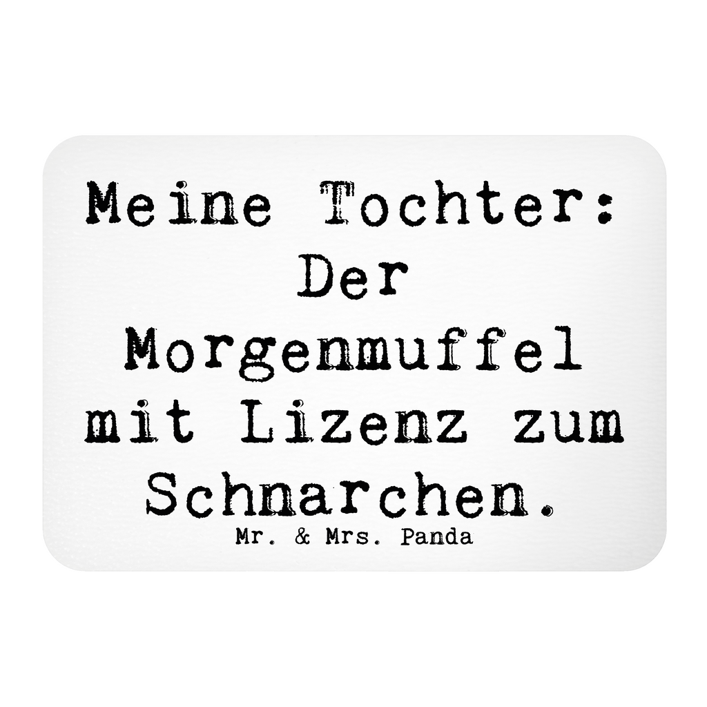 Magnet Spruch Tochter Morgenmuffel Kühlschrankmagnet, Pinnwandmagnet, Souvenir Magnet, Motivmagnete, Dekomagnet, Whiteboard Magnet, Notiz Magnet, Kühlschrank Dekoration, Familie, Vatertag, Muttertag, Bruder, Schwester, Mama, Papa, Oma, Opa