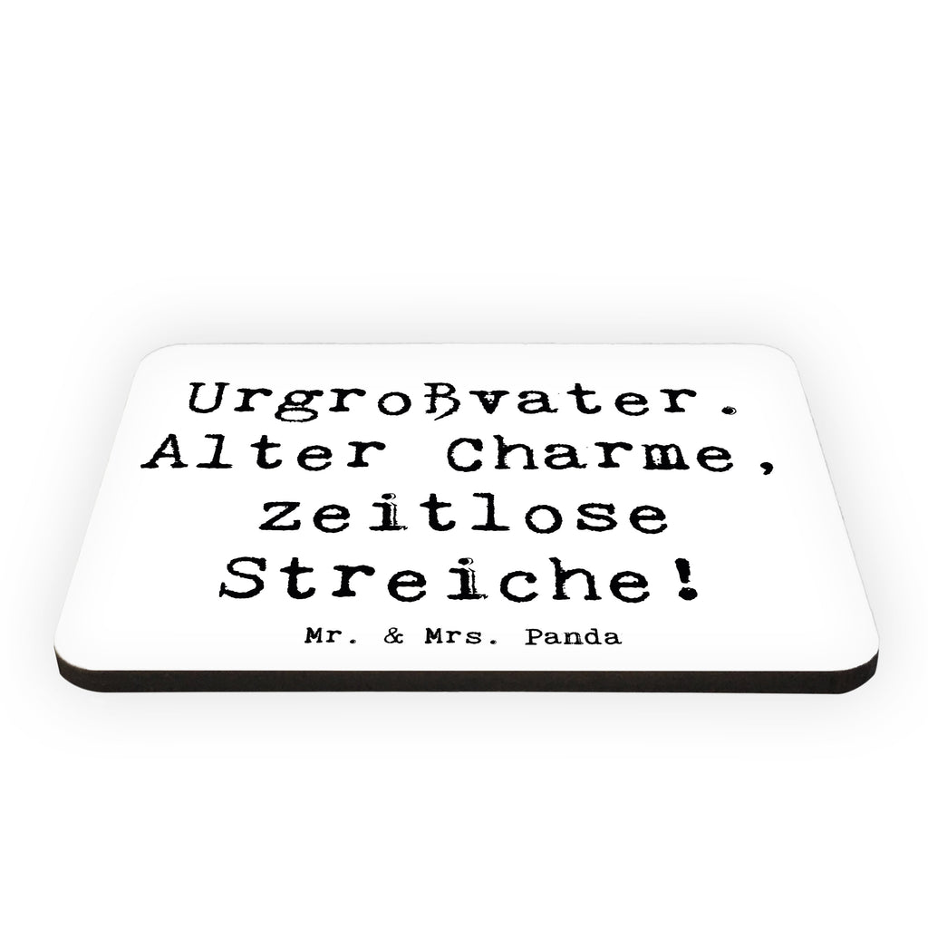 Magnet Spruch Urgroßvater Charme Kühlschrankmagnet, Pinnwandmagnet, Souvenir Magnet, Motivmagnete, Dekomagnet, Whiteboard Magnet, Notiz Magnet, Kühlschrank Dekoration, Familie, Vatertag, Muttertag, Bruder, Schwester, Mama, Papa, Oma, Opa