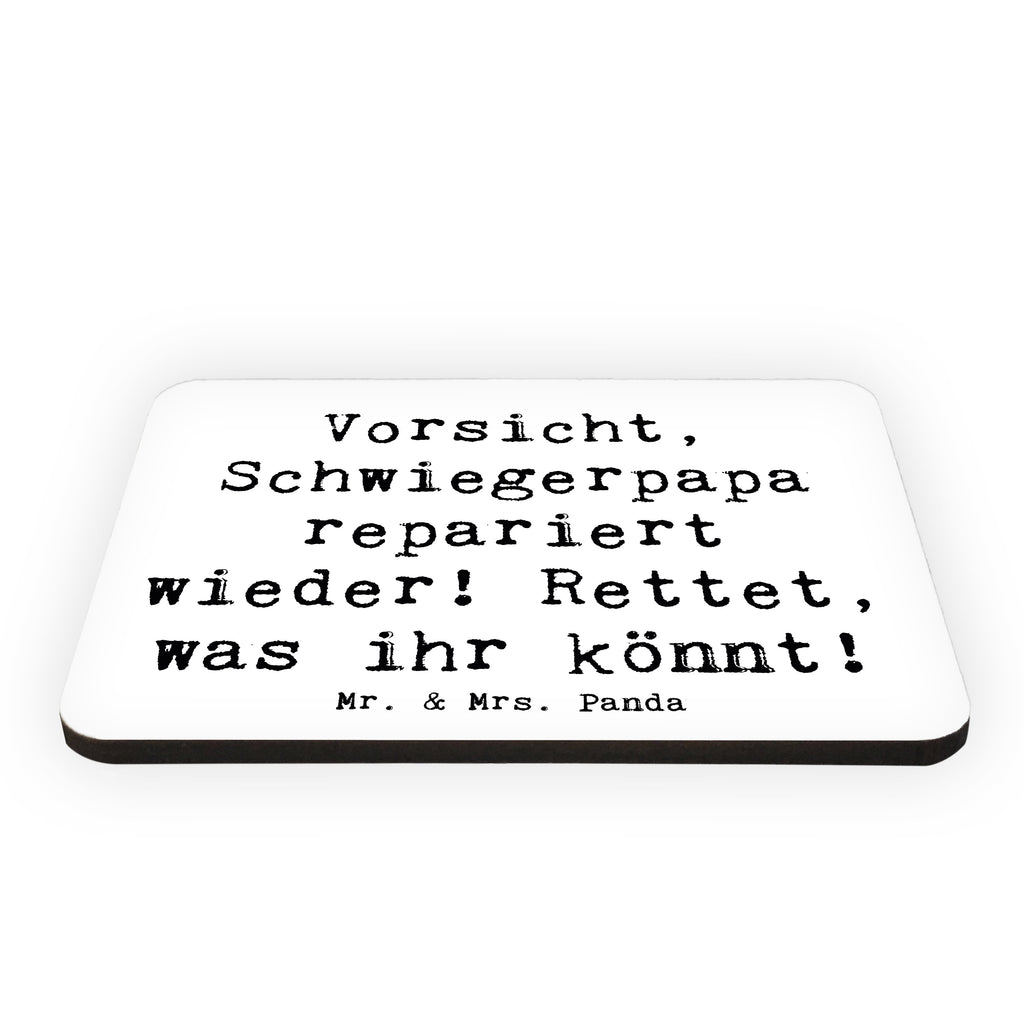 Magnet Spruch Schwiegerpapa Repariert Kühlschrankmagnet, Pinnwandmagnet, Souvenir Magnet, Motivmagnete, Dekomagnet, Whiteboard Magnet, Notiz Magnet, Kühlschrank Dekoration, Familie, Vatertag, Muttertag, Bruder, Schwester, Mama, Papa, Oma, Opa