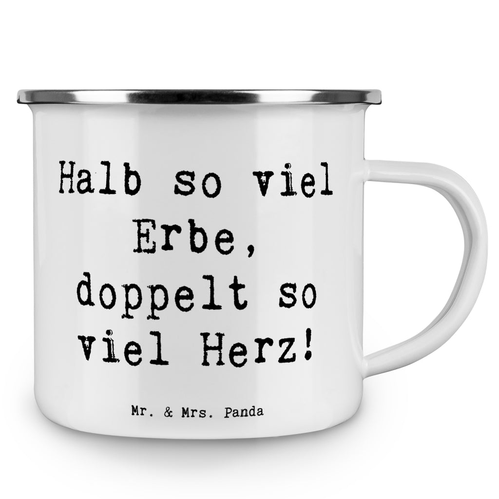 Camping Emaille Tasse Halbbruder Erbe Campingtasse, Trinkbecher, Metalltasse, Outdoor Tasse, Emaille Trinkbecher, Blechtasse Outdoor, Emaille Campingbecher, Edelstahl Trinkbecher, Metalltasse für Camping, Kaffee Blechtasse, Camping Tasse Metall