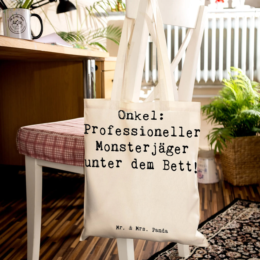 Tragetasche Spruch Onkel Monsterjäger Beuteltasche, Beutel, Einkaufstasche, Jutebeutel, Stoffbeutel, Tasche, Shopper, Umhängetasche, Strandtasche, Schultertasche, Stofftasche, Tragetasche, Badetasche, Jutetasche, Einkaufstüte, Laptoptasche, Familie, Vatertag, Muttertag, Bruder, Schwester, Mama, Papa, Oma, Opa