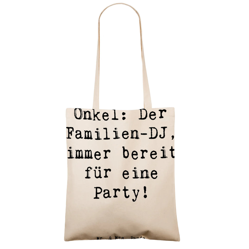 Tragetasche Spruch Onkel Familien-DJ Beuteltasche, Beutel, Einkaufstasche, Jutebeutel, Stoffbeutel, Tasche, Shopper, Umhängetasche, Strandtasche, Schultertasche, Stofftasche, Tragetasche, Badetasche, Jutetasche, Einkaufstüte, Laptoptasche, Familie, Vatertag, Muttertag, Bruder, Schwester, Mama, Papa, Oma, Opa