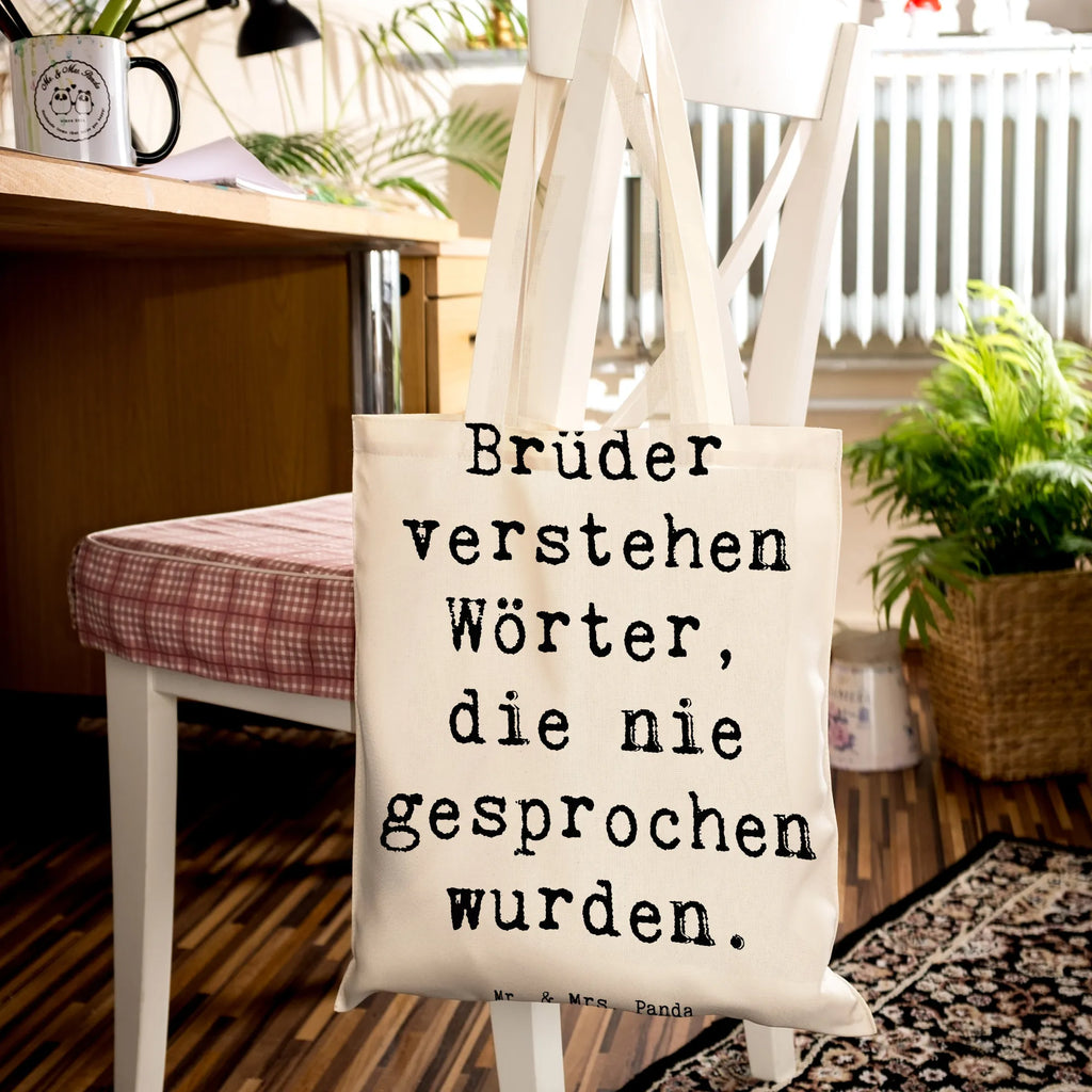 Tragetasche Spruch Bruderverständnis Beuteltasche, Beutel, Einkaufstasche, Jutebeutel, Stoffbeutel, Tasche, Shopper, Umhängetasche, Strandtasche, Schultertasche, Stofftasche, Tragetasche, Badetasche, Jutetasche, Einkaufstüte, Laptoptasche, Familie, Vatertag, Muttertag, Bruder, Schwester, Mama, Papa, Oma, Opa