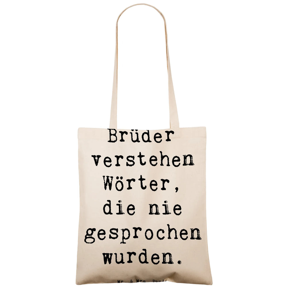 Tragetasche Spruch Bruderverständnis Beuteltasche, Beutel, Einkaufstasche, Jutebeutel, Stoffbeutel, Tasche, Shopper, Umhängetasche, Strandtasche, Schultertasche, Stofftasche, Tragetasche, Badetasche, Jutetasche, Einkaufstüte, Laptoptasche, Familie, Vatertag, Muttertag, Bruder, Schwester, Mama, Papa, Oma, Opa