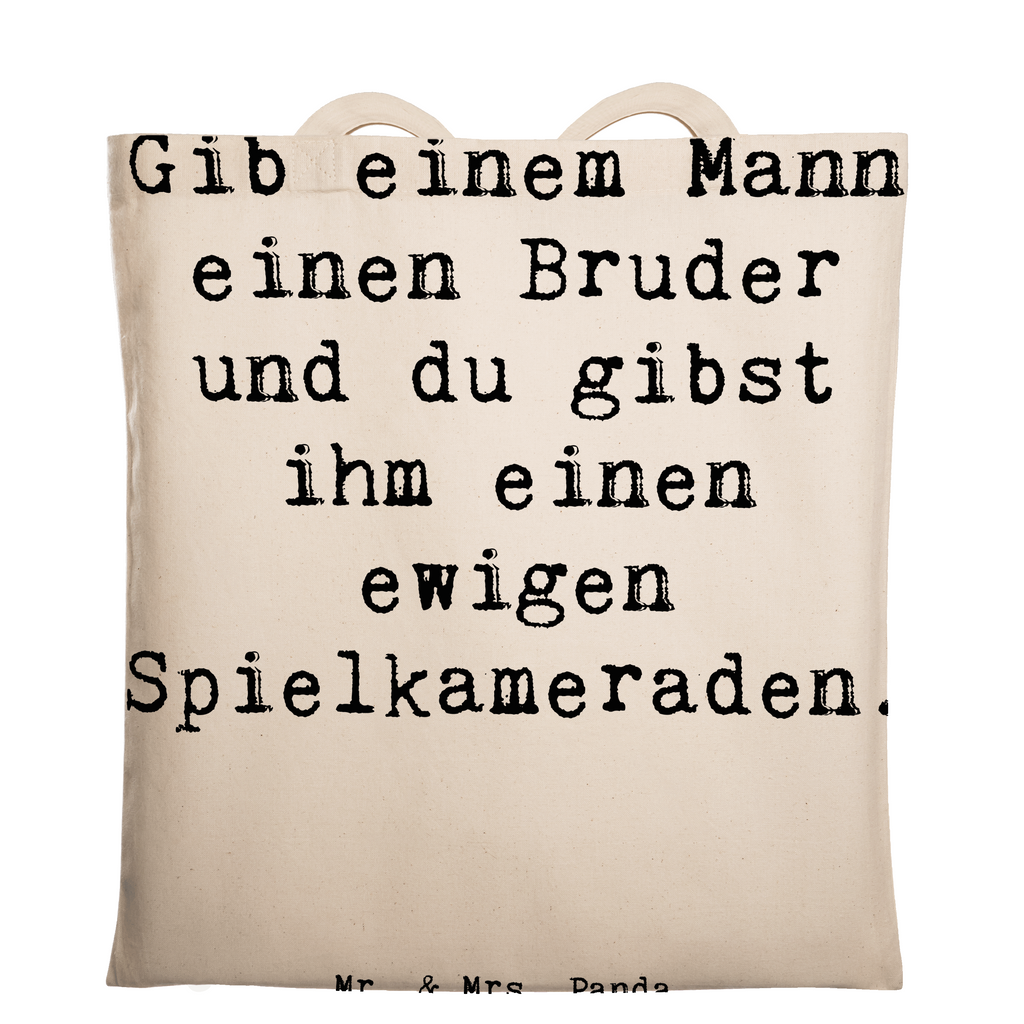 Tragetasche Spruch Bruder Spielkamerad Beuteltasche, Beutel, Einkaufstasche, Jutebeutel, Stoffbeutel, Tasche, Shopper, Umhängetasche, Strandtasche, Schultertasche, Stofftasche, Tragetasche, Badetasche, Jutetasche, Einkaufstüte, Laptoptasche, Familie, Vatertag, Muttertag, Bruder, Schwester, Mama, Papa, Oma, Opa