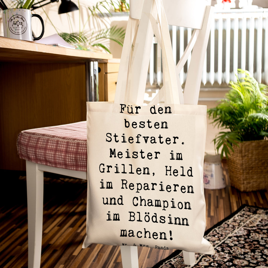 Tragetasche Spruch Bester Stiefvater Beuteltasche, Beutel, Einkaufstasche, Jutebeutel, Stoffbeutel, Tasche, Shopper, Umhängetasche, Strandtasche, Schultertasche, Stofftasche, Tragetasche, Badetasche, Jutetasche, Einkaufstüte, Laptoptasche, Familie, Vatertag, Muttertag, Bruder, Schwester, Mama, Papa, Oma, Opa