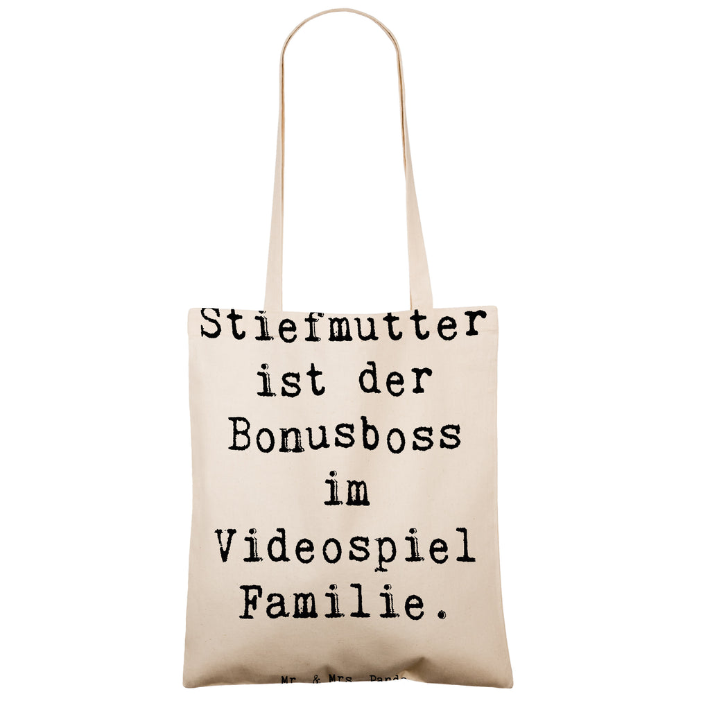 Tragetasche Spruch Stiefmutter Bonusboss Beuteltasche, Beutel, Einkaufstasche, Jutebeutel, Stoffbeutel, Tasche, Shopper, Umhängetasche, Strandtasche, Schultertasche, Stofftasche, Tragetasche, Badetasche, Jutetasche, Einkaufstüte, Laptoptasche, Familie, Vatertag, Muttertag, Bruder, Schwester, Mama, Papa, Oma, Opa