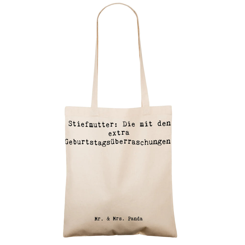 Tragetasche Spruch Stiefmutter Überraschungen Beuteltasche, Beutel, Einkaufstasche, Jutebeutel, Stoffbeutel, Tasche, Shopper, Umhängetasche, Strandtasche, Schultertasche, Stofftasche, Tragetasche, Badetasche, Jutetasche, Einkaufstüte, Laptoptasche, Familie, Vatertag, Muttertag, Bruder, Schwester, Mama, Papa, Oma, Opa