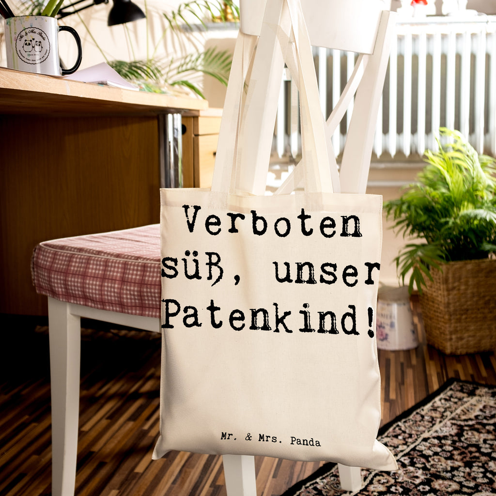 Tragetasche Spruch Verboten süß Patenkind Beuteltasche, Beutel, Einkaufstasche, Jutebeutel, Stoffbeutel, Tasche, Shopper, Umhängetasche, Strandtasche, Schultertasche, Stofftasche, Tragetasche, Badetasche, Jutetasche, Einkaufstüte, Laptoptasche, Familie, Vatertag, Muttertag, Bruder, Schwester, Mama, Papa, Oma, Opa