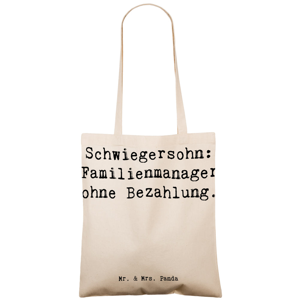 Tragetasche Spruch Schwiegersohn Manager Beuteltasche, Beutel, Einkaufstasche, Jutebeutel, Stoffbeutel, Tasche, Shopper, Umhängetasche, Strandtasche, Schultertasche, Stofftasche, Tragetasche, Badetasche, Jutetasche, Einkaufstüte, Laptoptasche, Familie, Vatertag, Muttertag, Bruder, Schwester, Mama, Papa, Oma, Opa