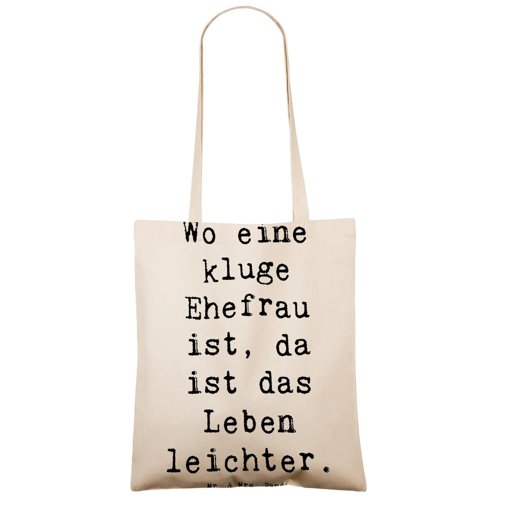 Tragetasche Spruch Kluge Ehefrau Beuteltasche, Beutel, Einkaufstasche, Jutebeutel, Stoffbeutel, Tasche, Shopper, Umhängetasche, Strandtasche, Schultertasche, Stofftasche, Tragetasche, Badetasche, Jutetasche, Einkaufstüte, Laptoptasche, Familie, Vatertag, Muttertag, Bruder, Schwester, Mama, Papa, Oma, Opa