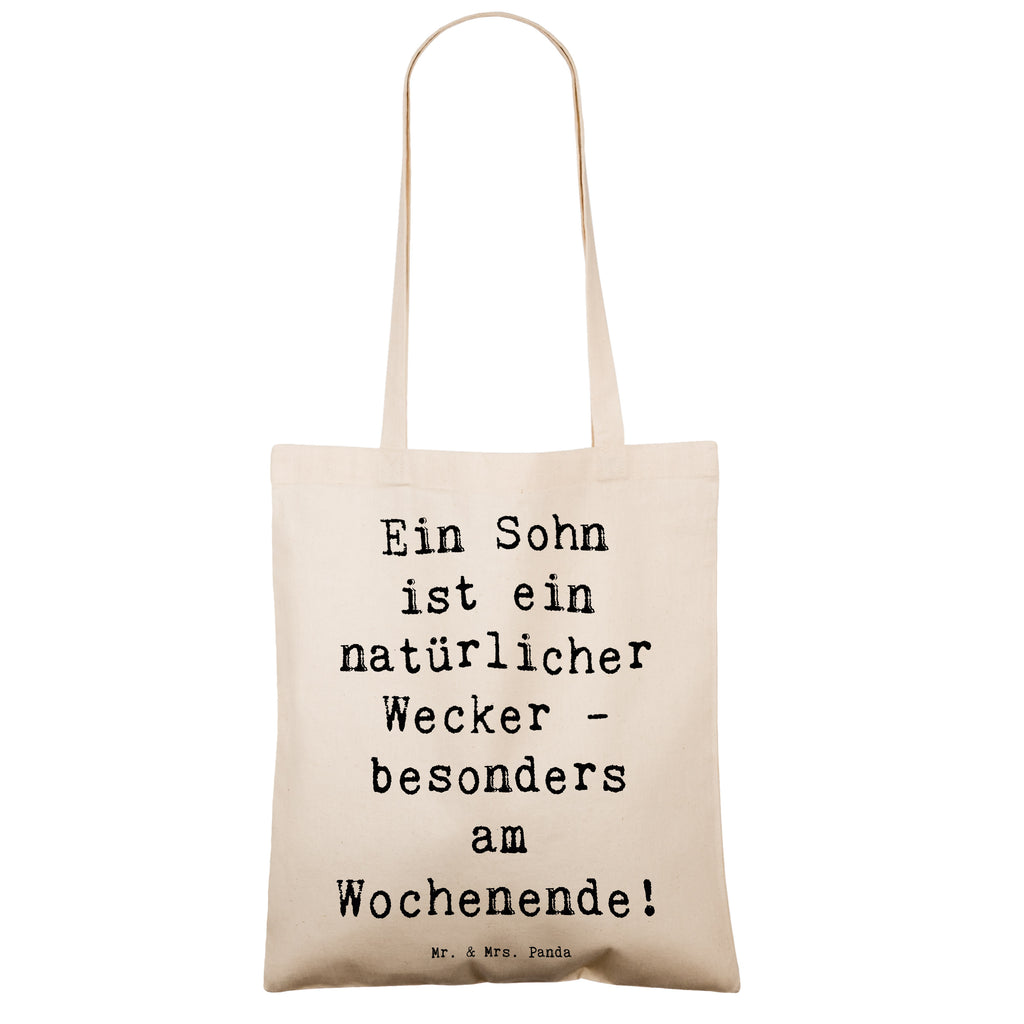 Tragetasche Sohn Wecker Beuteltasche, Beutel, Einkaufstasche, Jutebeutel, Stoffbeutel