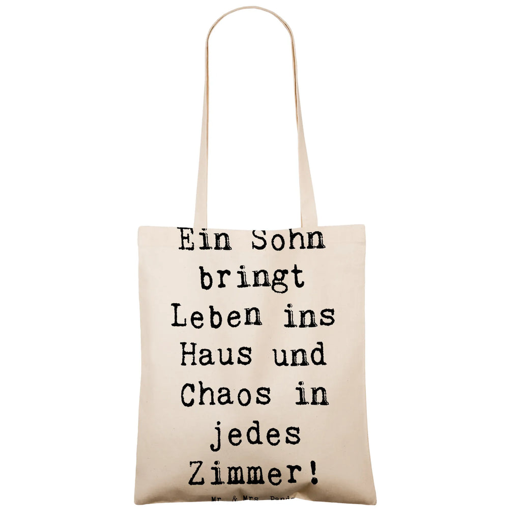 Tragetasche Spruch Lebhafter Sohn Beuteltasche, Beutel, Einkaufstasche, Jutebeutel, Stoffbeutel, Tasche, Shopper, Umhängetasche, Strandtasche, Schultertasche, Stofftasche, Tragetasche, Badetasche, Jutetasche, Einkaufstüte, Laptoptasche, Familie, Vatertag, Muttertag, Bruder, Schwester, Mama, Papa, Oma, Opa