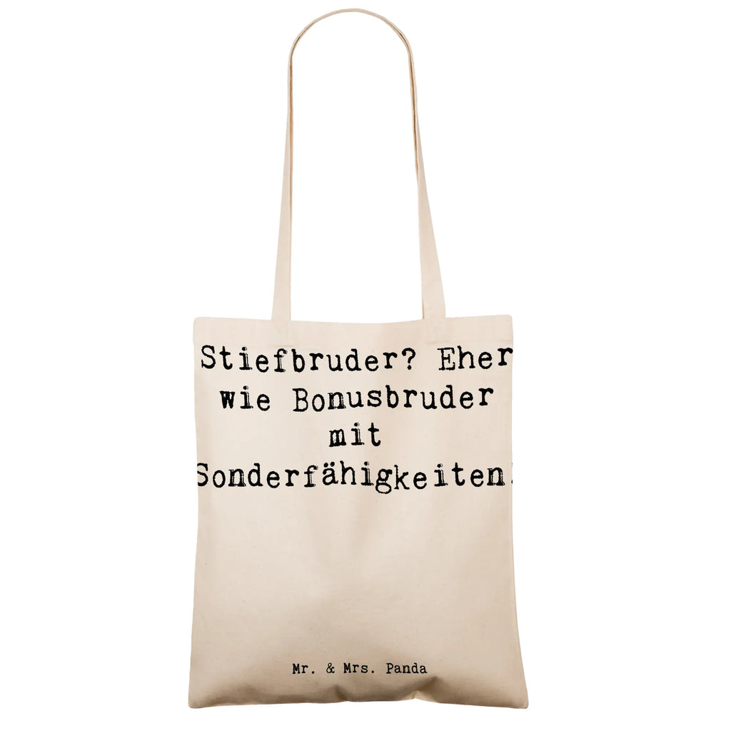 Tragetasche Spruch Stiefbruder Beuteltasche, Beutel, Einkaufstasche, Jutebeutel, Stoffbeutel, Tasche, Shopper, Umhängetasche, Strandtasche, Schultertasche, Stofftasche, Tragetasche, Badetasche, Jutetasche, Einkaufstüte, Laptoptasche, Familie, Vatertag, Muttertag, Bruder, Schwester, Mama, Papa, Oma, Opa