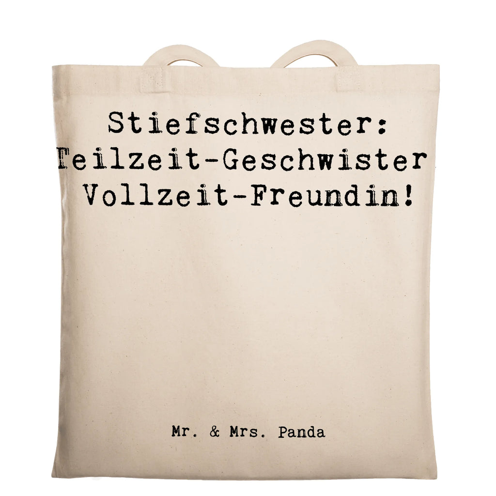 Tragetasche Spruch Stiefschwester Freundin Beuteltasche, Beutel, Einkaufstasche, Jutebeutel, Stoffbeutel, Tasche, Shopper, Umhängetasche, Strandtasche, Schultertasche, Stofftasche, Tragetasche, Badetasche, Jutetasche, Einkaufstüte, Laptoptasche, Familie, Vatertag, Muttertag, Bruder, Schwester, Mama, Papa, Oma, Opa