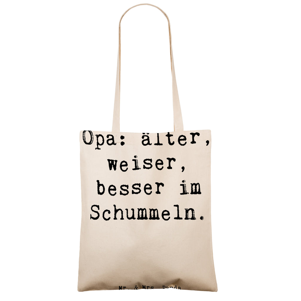 Tragetasche Spruch Opa Weisheit Beuteltasche, Beutel, Einkaufstasche, Jutebeutel, Stoffbeutel, Tasche, Shopper, Umhängetasche, Strandtasche, Schultertasche, Stofftasche, Tragetasche, Badetasche, Jutetasche, Einkaufstüte, Laptoptasche, Familie, Vatertag, Muttertag, Bruder, Schwester, Mama, Papa, Oma, Opa