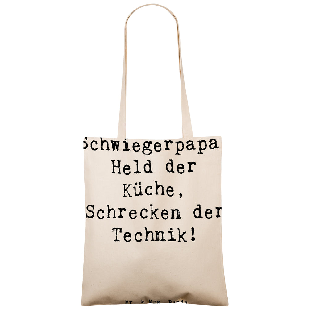 Tragetasche Spruch Schwiegerpapa Küche Beuteltasche, Beutel, Einkaufstasche, Jutebeutel, Stoffbeutel, Tasche, Shopper, Umhängetasche, Strandtasche, Schultertasche, Stofftasche, Tragetasche, Badetasche, Jutetasche, Einkaufstüte, Laptoptasche, Familie, Vatertag, Muttertag, Bruder, Schwester, Mama, Papa, Oma, Opa