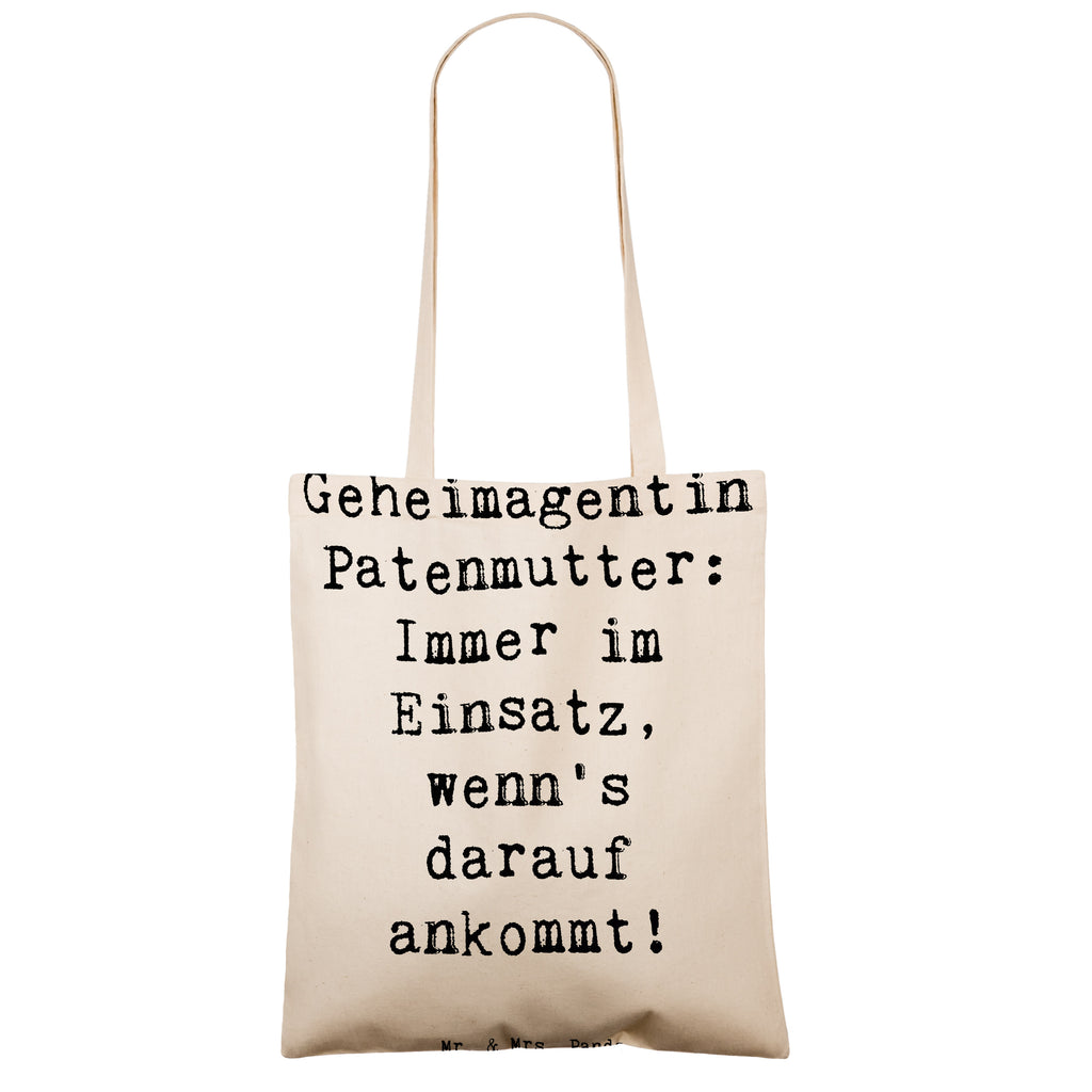 Tragetasche Spruch Geheimagentin Patenmutter Beuteltasche, Beutel, Einkaufstasche, Jutebeutel, Stoffbeutel, Tasche, Shopper, Umhängetasche, Strandtasche, Schultertasche, Stofftasche, Tragetasche, Badetasche, Jutetasche, Einkaufstüte, Laptoptasche, Familie, Vatertag, Muttertag, Bruder, Schwester, Mama, Papa, Oma, Opa