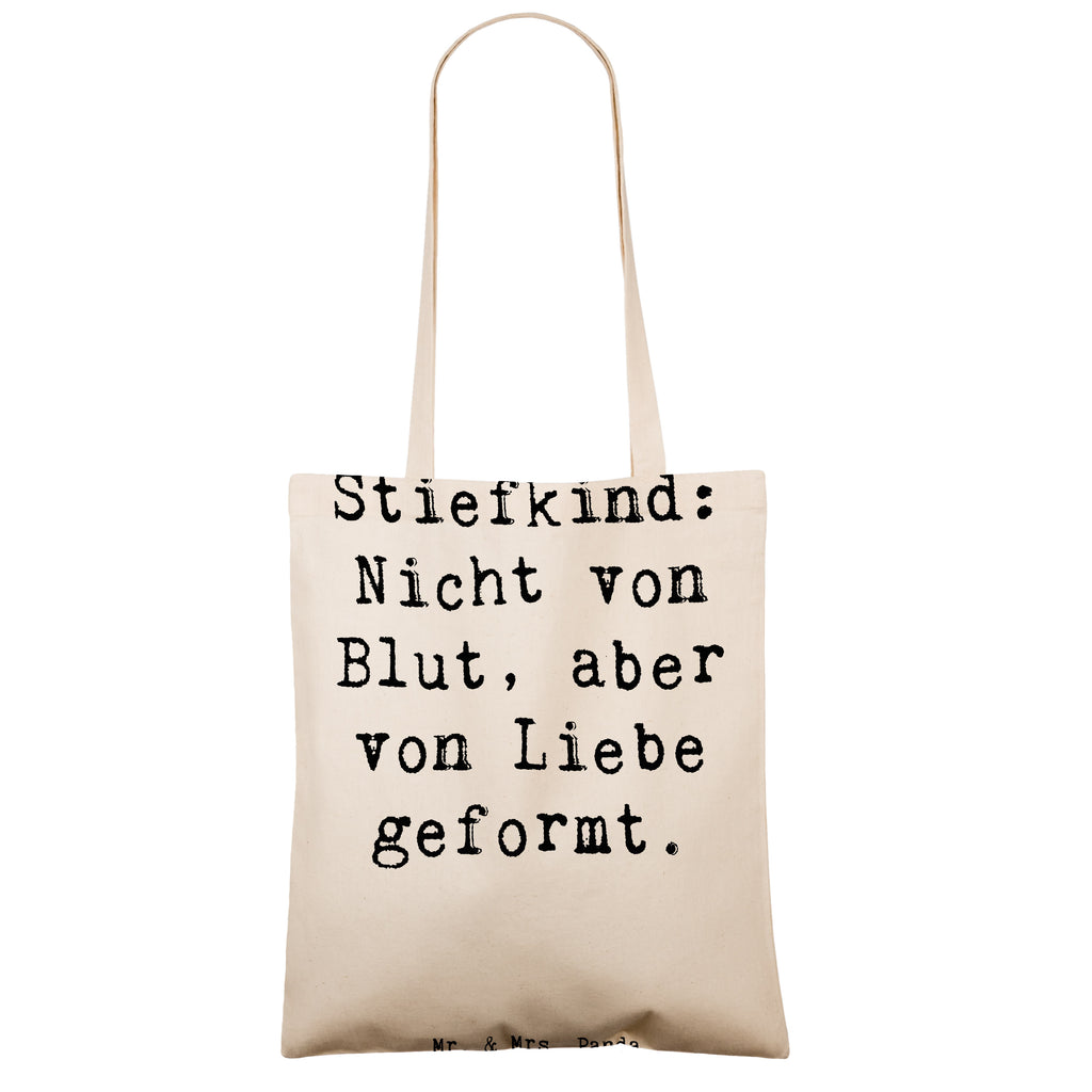 Tragetasche Spruch Stiefkind von Liebe Beuteltasche, Beutel, Einkaufstasche, Jutebeutel, Stoffbeutel, Tasche, Shopper, Umhängetasche, Strandtasche, Schultertasche, Stofftasche, Tragetasche, Badetasche, Jutetasche, Einkaufstüte, Laptoptasche, Familie, Vatertag, Muttertag, Bruder, Schwester, Mama, Papa, Oma, Opa